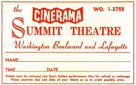 Summit Theatre - From Robert Morrow